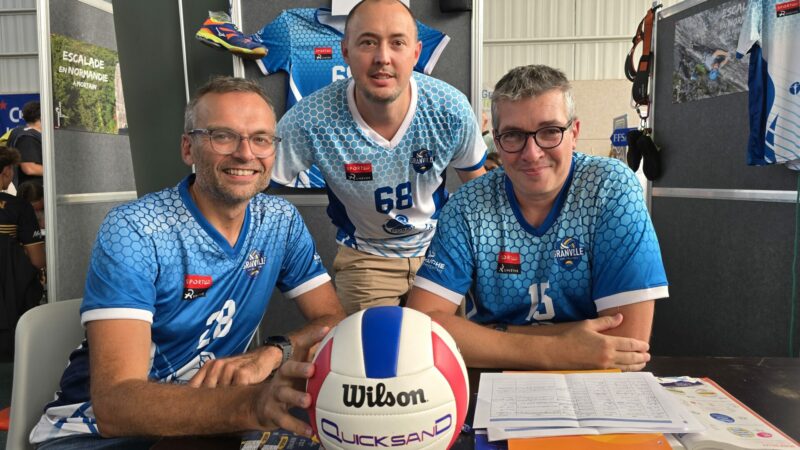 Forum des associations 2025 à Granville : un beau succès pour le club de volley !