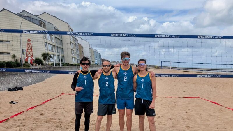 Le beach-volley granvillais se hisse au second tour de la Coupe de France !