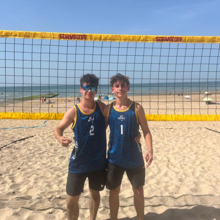 Paire masculine M18 Granville beach volley