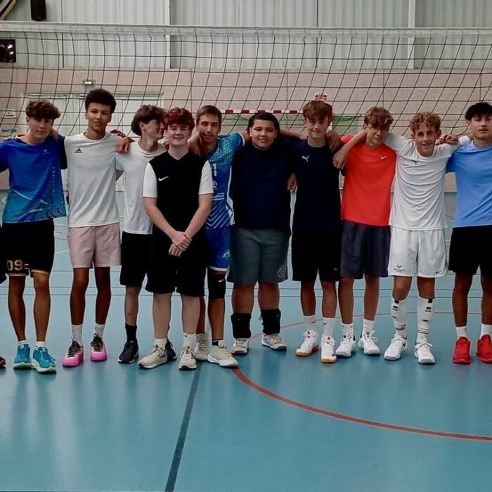 Les M18 garçons du Granville Volleyball pour la saison 2026/2027